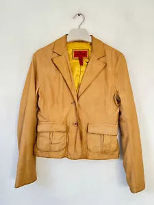 Chaqueta Western de Gamuza L Marrón Tostado Rancho Blusa Cuero RRL LVC Vaquera Para Mujer’s - Imagen 1 de 21