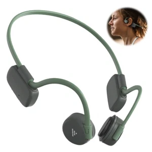 Bone Conduction Earphones Waterproof Sports Neckband Headsets Bluetooth Earbuds - Picture 1 of 11