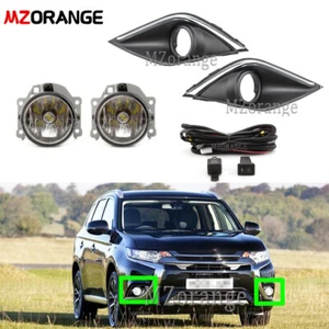 LED Front Bumper Fog Driving Light Lamp Kits for Mitsubishi Outlander 2016-2020 - Picture 1 of 17
