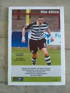 East Stirling v Buckie Thistle Scottish Cup Football Programme 2011 - Picture 1 of 4