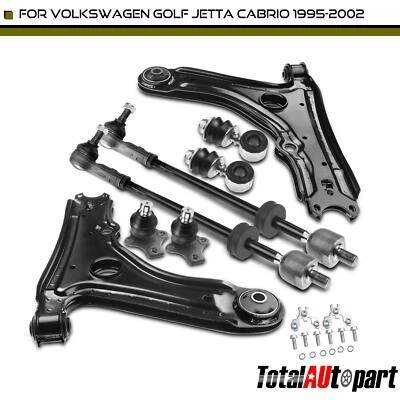 8pcs Control Arm & Ball Joint Assembly Front for Volkswagen Cabrio Golf Jetta - Image 1 of 4