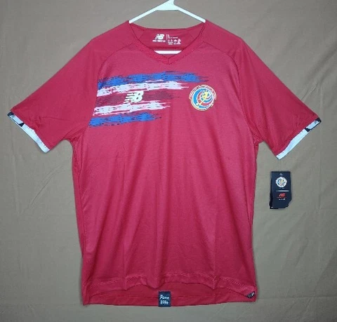 NWT Costa Rica 2021/22 Home New Balance Football Shirt Soccer Jersey LG Cover