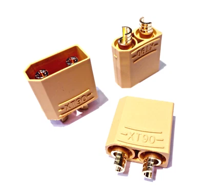 3 Stück Hochstrom XT90 XT 90 Stecker Verpolschutzstecker 150A Male Männlich Plug - Bild 1 von 4