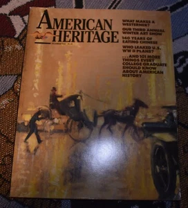 AMERICAN HERITAGE Magazine 1987 Who Leaked WWII Plans? What Makes A Westerner? - Picture 1 of 3