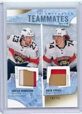 Verhaeghe Tippett 2021-22 Upper Deck Artifacts Tundra Teammates Duos 10/15