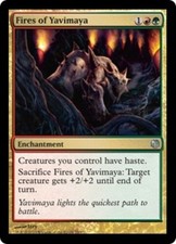 4x Fires of Yavimaya NM-Mint, English Duel Decks: Heroes vs. Monsters MTG Magic