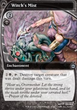 MTG magic cards 2x x2 Light Play, English Witch's Mist Future Sight