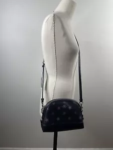 Coach Signiture Dome Crossbody Stars Sparkle Multi Color Black F88031 - Picture 1 of 13