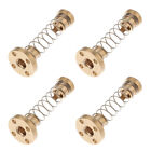 8 Pcs 8Mm Threaded Rod For 3D Printer Screws Parts Brass Dome