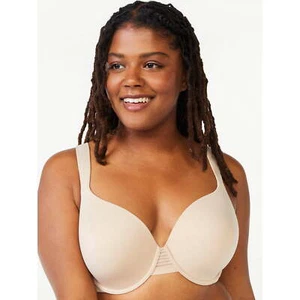 Joyspun Women's & Women's Plus Size Underwire T-Shirt Bra Size 42DDD Beige --Z2- - Picture 1 of 3