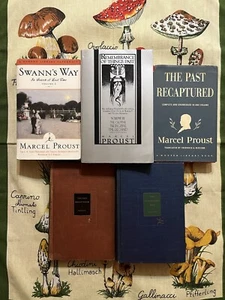 Marcel Proust Lot of 5 Books Modern Library Literature French - Foto 1 di 2