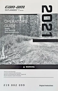Can-Am Operator's Guide /Manuale di istruzioni - Inglese - Outlander T 2021 Winde - Foto 1 di 2