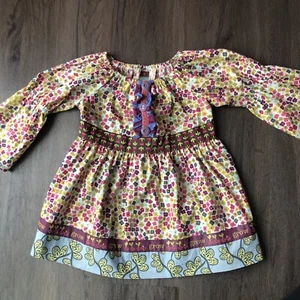 Matilda Jane Esmeralda Peasant Top Size 4 Character Counts Grow Cute Floral - Picture 1 of 7