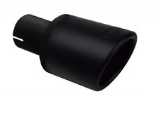 Produktbild - Auspuffblende Endrohr schwarz 90mm rund abgeschrägt für 65mm Anschluß