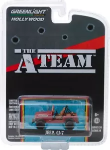 Greenlight 44840-C Hollywood Series 24 The A-Team Jeep CJ-7 1:64 Scale - Picture 1 of 1