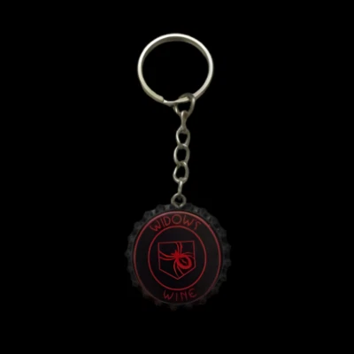 Call of Duty Black Ops 3 Widows Wine perk Bottlecap Keychain (Black)