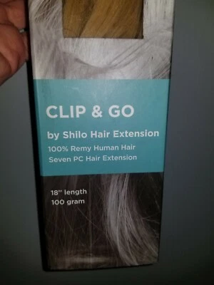 Extensiones de cabello humano SHE Shilo Clip&Go 100 % Remy 18 pulgadas #22 Foto 1 de 4