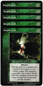 Blood Doll x4 + 1 Third Edition V:TES VTES Vampire CCG - Picture 1 of 1