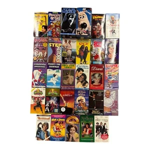 Lot of 29 Mixed Family VHS Animated Classics random Entertainment Vintage Tapes - Picture 1 of 5