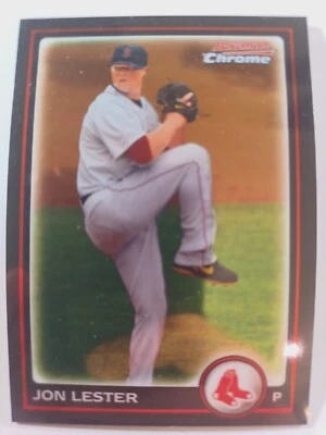 2010 Bowman Chrome Baseball #82 Jon Lester - Image 1 of 3