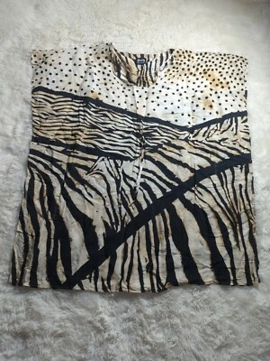 Vestido de Playa Maryam Mehlhorn Estampado de Tigre Estampado de Leopardo 100% Viscosa  Foto 1 de 4