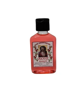 Aceite de Unción de Rosa de Jerusalén Santo Sepulcro iglesia 60 ml botella Tierra Santa - Imagen 1 de 4