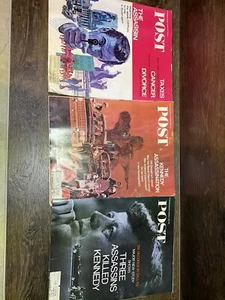 Saturday Evening Post Magazine 3 Issues December 1967 Kennedy Jan. 14. Eberley - Picture 1 of 12