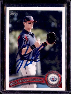 2011 Topps #123 Boston William Middlebrooks automático/IP firmado Foto 1 de 2