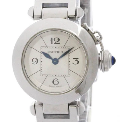 CARTIER Miss Pasha Stainless Steel Quartz Ladies Watch W3140007 Po... BF586472 - Image 1 of 4