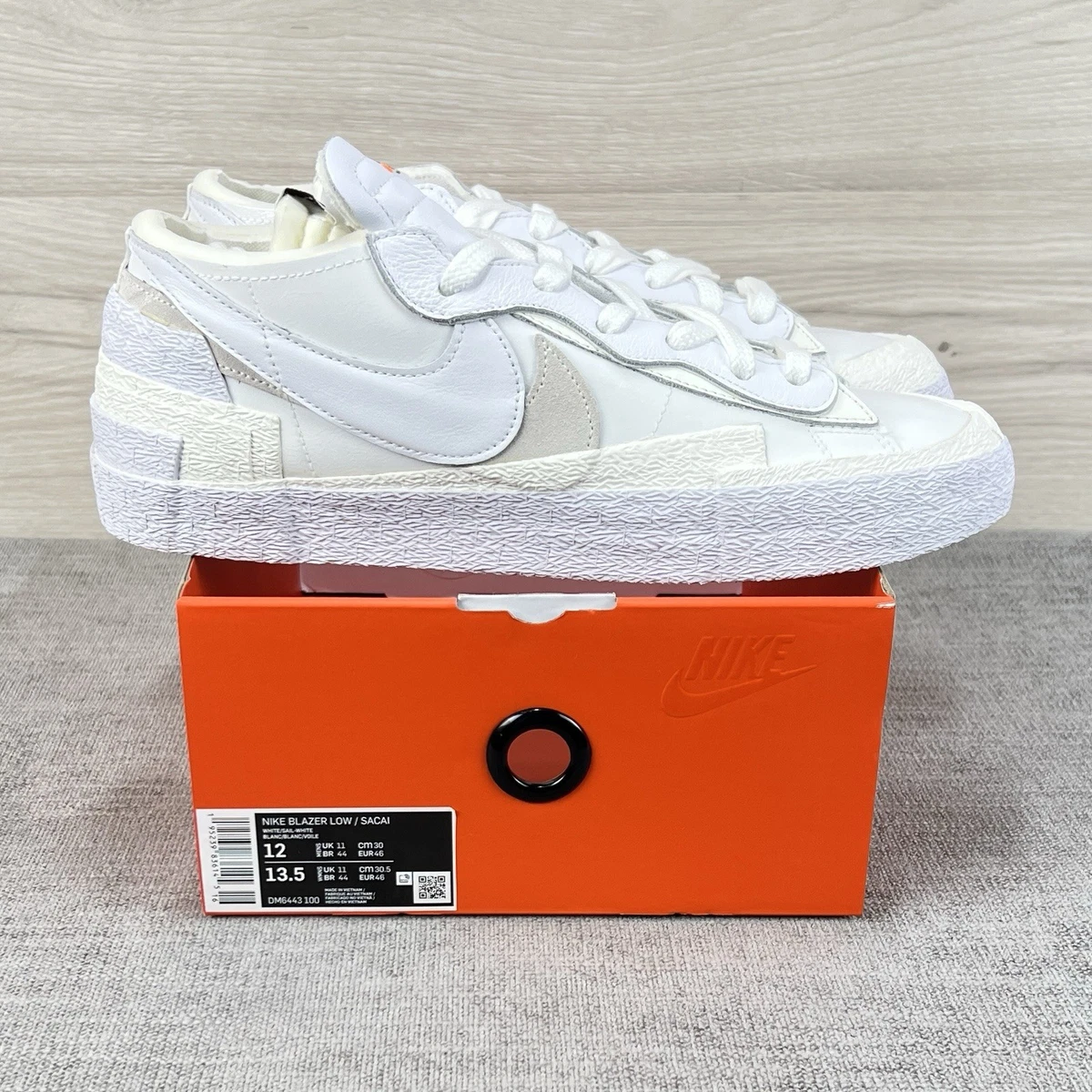 Nike sacai x Blazer Low White Patent for Sale | Authenticity