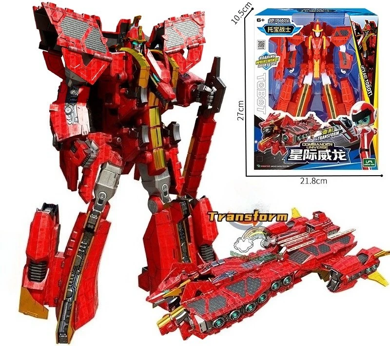Tobot V Galaxy Detectives Commander Universe Transforming Ship Robot Figure Toy - Image 1 of 4