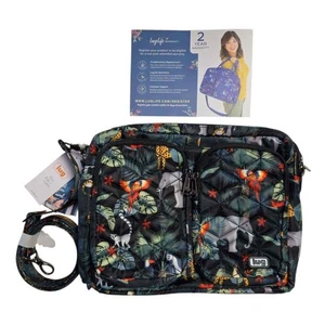 NWT LUG Navigator Crossbody Bag Removable Shoulder Strap, Wildlife Animal Motif - Picture 1 of 6