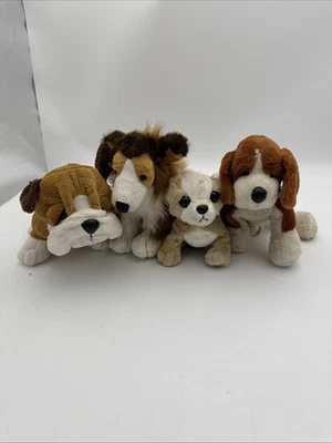 Ganz Webkinz Dog Lot Chihuahua, Collie, Beagle, Bulldog No Code Plush Toy - Image 1 of 4