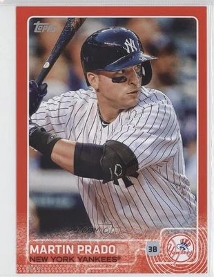 2015 Topps 5x7 Red /10 Martin Prado (Base) #302 - Image 1 of 2