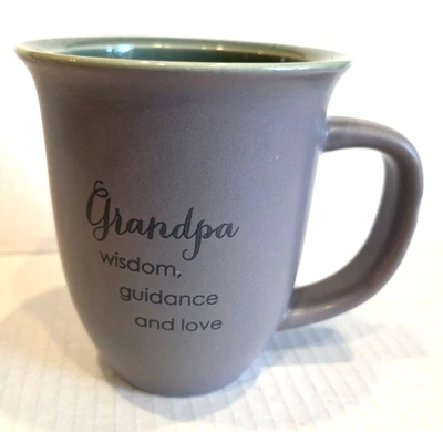 TAZA DE CAFÉ ABBEY PRESS "Sabiduría del abuelo, guía, amor" Taza verde 18 oz, sin tapa Foto 1 de 4