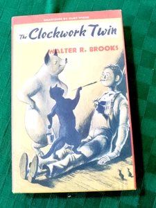 The CLOCKWORK TWIN by WALTER R BROOKS illus KURT WIESE hc 2003 Overlook MINT - Imagen 1 de 8