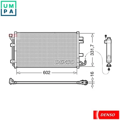 CONDENSER AIR CONDITIONING DCN46035 FOR NISSAN - Image 1 of 4