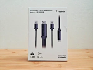 Belkin VR cable 4.5M charge and sync cable for Huawei Glass DisplayPort to USB-C - Picture 1 of 3