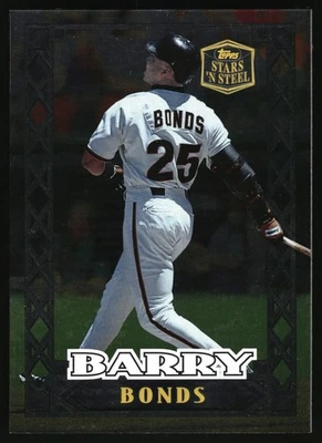 1998 Topps Stars 'n Steel - Barry Bonds #14 - Image 1 of 2