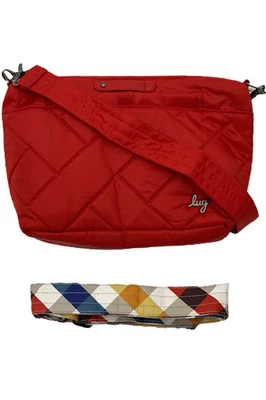 Lug RFID средний через плечо мульти ремень и подвеска Flare 2 маковый красный - Изображение 1 из 4