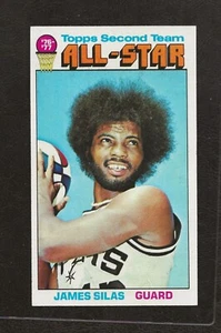 1976-77 Topps #134 James Silas, San Antonio Spurs, All-Star, HOF, NM-MT! - Picture 1 of 2