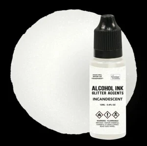 Couture Creations 1x Alcohol Ink Glitter Accents - Incandescent 12mL Resin Clay - Picture 1 of 8