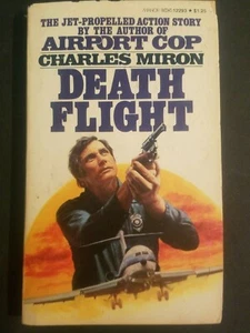 DEATH FLIGHT Charles Miron Vintage Paperback 1st Edition Manor 1975 - Picture 1 of 3