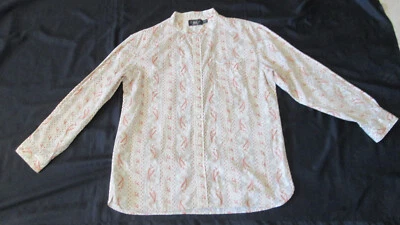 Camisa Para Hombre RRL Ralph Lauren Años 90 Tradicional India Paisley Estampado Rayas XXL Foto 1 de 4