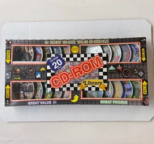 Vintage 20 Pack CD-ROM Box Games/Apps Win95 DOS Webster's Encyclopedia MORE LOOK - Picture 1 of 17