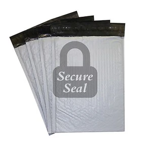 200 #4 9.5x14.5 Poly Bubble Mailers Self Seal Padded Ship Envelopes 9.5"x14.5" - Picture 1 of 3