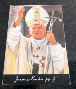 Vintage Pope John Paul II Portugal 1982 original Speechs & Biography Portuguese - Picture 1 of 10