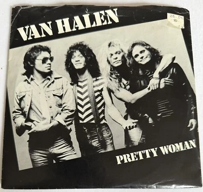 Van Halen Pretty Woman / Happy Trails 45 RPM (1982) WB WBS50003 W/PS - Image 1 of 4