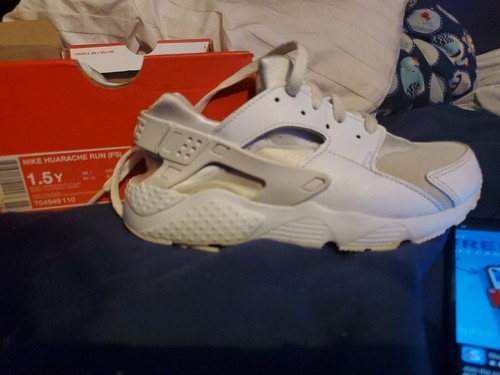 Scarpe Nike Preschool Huarache Run (PS) grigio lupo grigio freddo 704949 032 1 5 anni