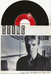 STING POLICE IF YOU LOVE SOMEBODY, SET THEM FREE VINYL SINGLE FROM USA, MINT - Picture 1 of 2